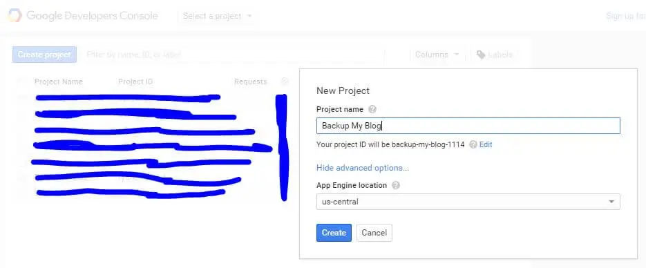 UpdraftPlus - GDrive Setup2